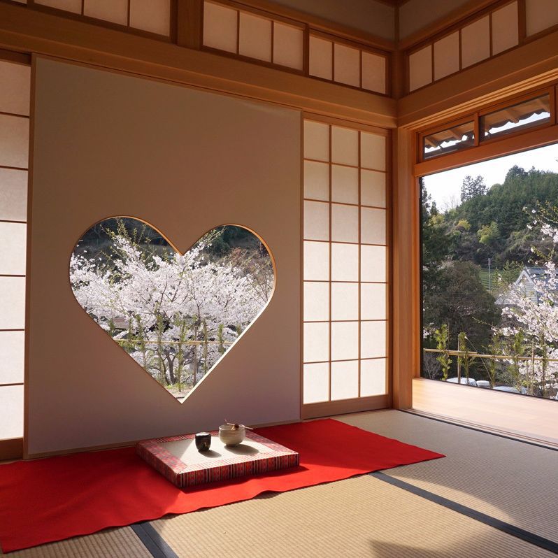 正寿院,猪目窓写真