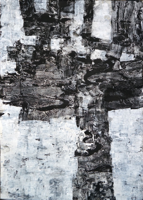 福田匠吾,華,書道作品