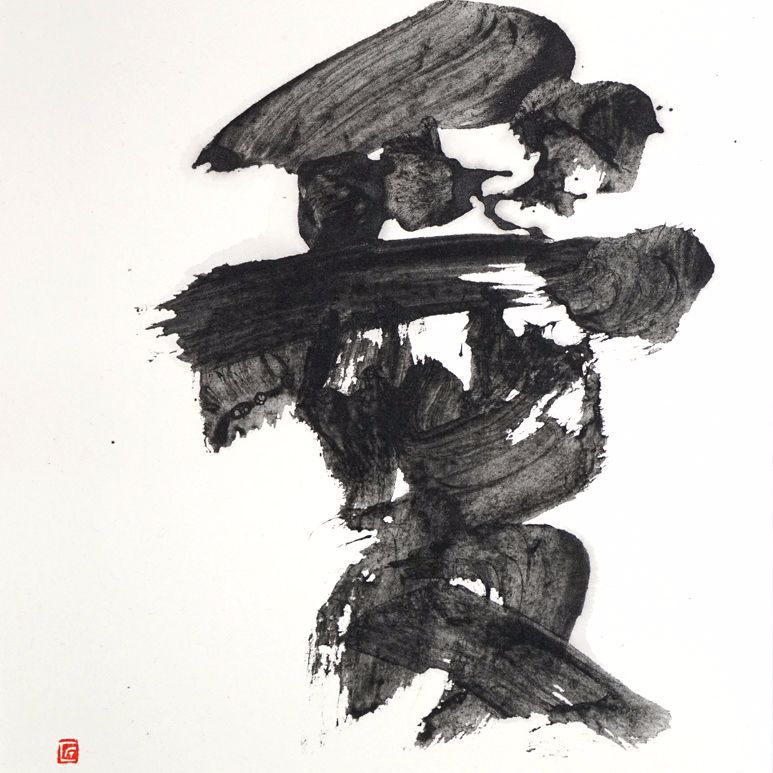 福田匠吾,愛,書道作品